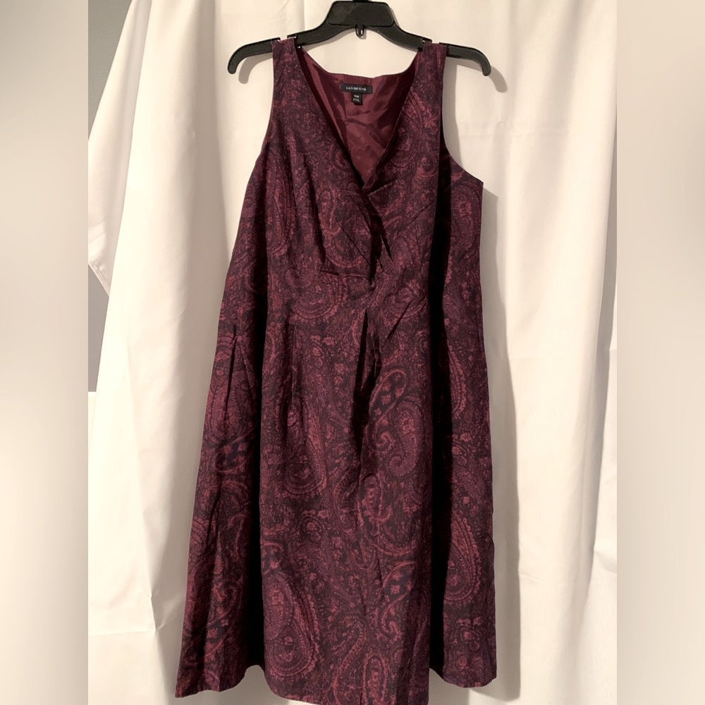 NWOT faux wrap lined dress